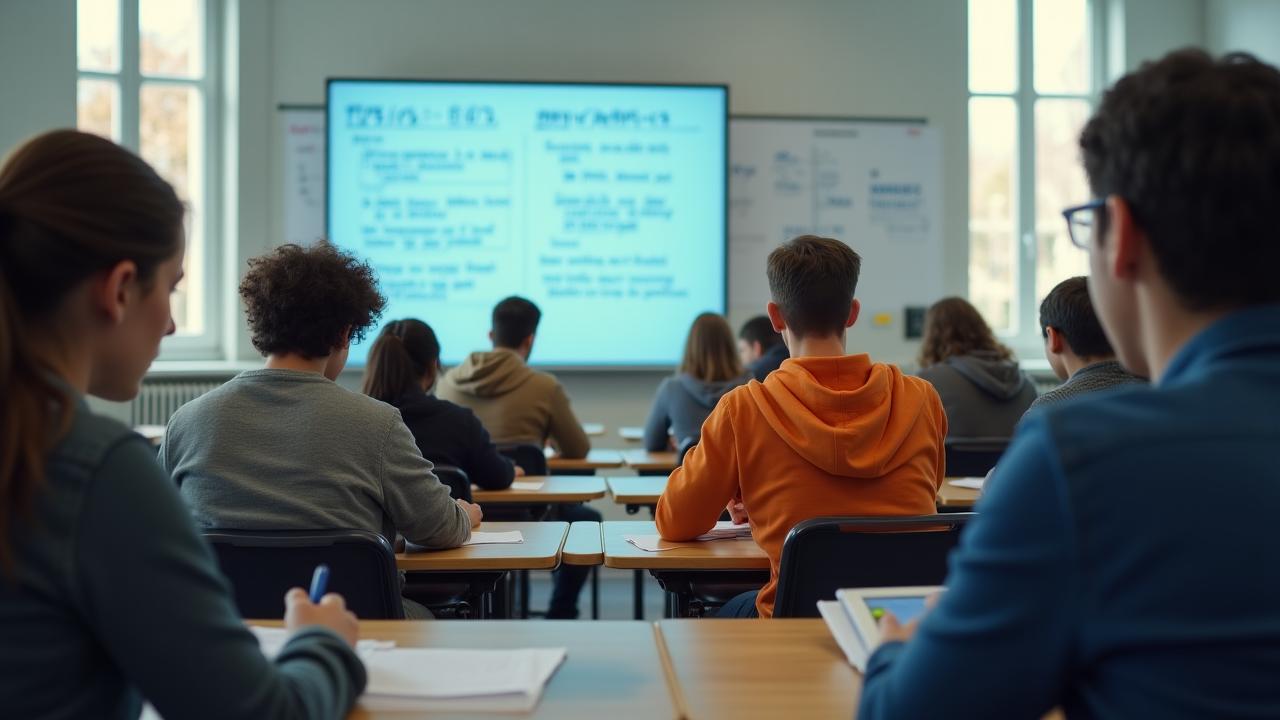 Étudiants de Paris-Saclay en session de préparation TOEIC intensive